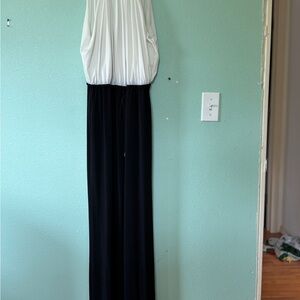 Vince Camuto Black and White Jumpsuit
